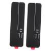 NAMOARLY 2pcs Ultrathin Stainless Steel Cell Phone Bracket Practical Phone Back Stand for Viewing at Home Office School view 1