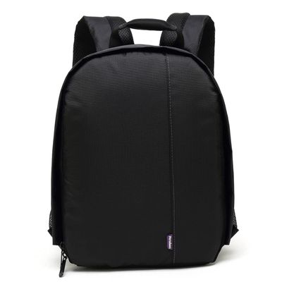 KONTONTY Camera Backpack Multi-functional Bag Dividers Breathable Design for Photography Enthusiasts and Outdoor Travel Grey