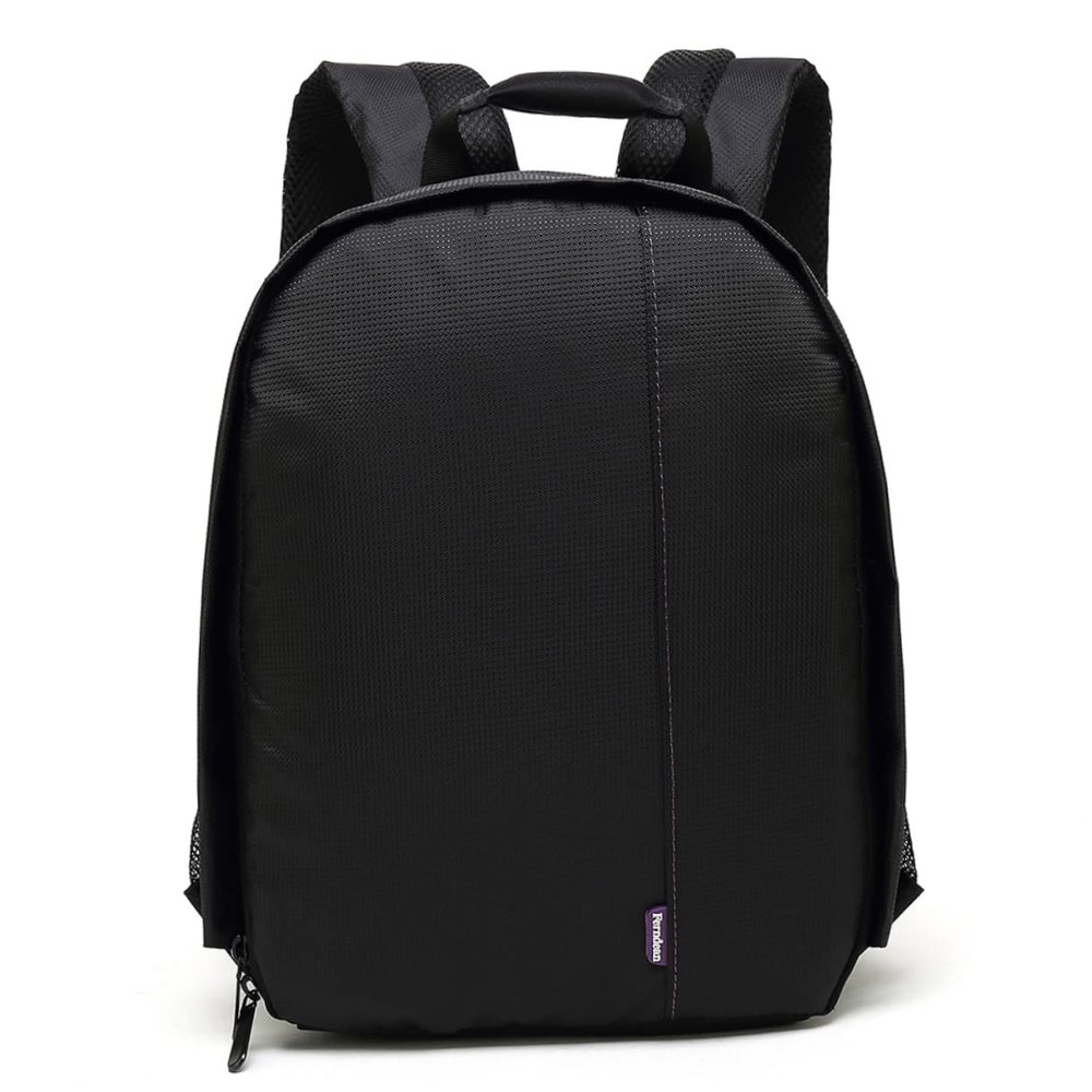 KONTONTY Camera Backpack Multi-functional Bag Dividers Breathable Design for Photography Enthusiasts and Outdoor Travel Grey