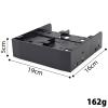 Stylebest 2.5 / 3.5 Inch HDD / SSD to 5.25 Inch Floppy Drive Bay Mounting Bracket for Computer Hard Drive Conversion, Stylebestacr0i3gepu view 2