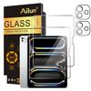 Ailun 2 Pack Screen Protector for iPad Pro 13 Inch 2025/2024 [8th/7th Generation,M5/M4] + 2 Pack Camera Lens Protector,Tempered Glass Case Friendly, Face ID Apple Pencil Compatible 4 Pack view 1