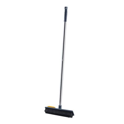 FOMIYES Hard Floor Cleaner Pet Hair Broom Rug Sweeper Grout Brush Long Handle Floor Scrub Brush