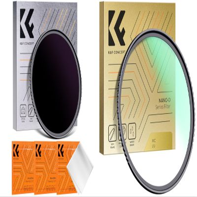 55mm ND1000000 & MCUV Lens Filters Kit for Camera Lens, 20 Stops Ultra Dark ND Lens Filter MCUV Lens Protection Filter