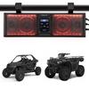 KEMIMOTO UTV Sound Bar 16 Inch ATV Speaker with RGB Lights BT V5.0 400W Max Amplified Marine-Grade IP65 Compatible with Polaris RZR, Can-Am, CFMOTO, Zforce, Teryx Fits 1.75" - 2.25" Roll Cage view 1