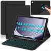 DETUOSI Backlit Keyboard Case for Samsung Galaxy Tab A9 Plus/ A9+ 5G 11" (SM-X210) 2023 Android Tablet with S Pen Holder | Soft TPU Back Cover | Magnetic Closure | Detachable Wireless 7-Color Keyboard view 1