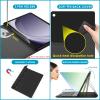 DETUOSI Backlit Keyboard Case for Samsung Galaxy Tab A9 Plus/ A9+ 5G 11" (SM-X210) 2023 Android Tablet with S Pen Holder | Soft TPU Back Cover | Magnetic Closure | Detachable Wireless 7-Color Keyboard view 4