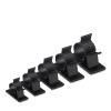 cable clips Clips De Cable Autoadhesivos, Organizador De Cable De Alimentacin De Carga, Soporte De Lnea Fija, Abrazaderas De Cargador Para Coche, PC, Ratn, TV, 10 Uds. adhesive cable (Size : AP-17