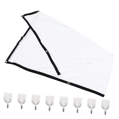 Homoyoyo Video Projection Screens Polyester Cloth Home Cinema Outdoor Projection Screen Easy Carry