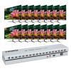 HDMI 2.1 Splitter 8K@60Hz, HDMI Splitter 1 in 16 Out, Multiple HDMI Adapter for TV Monitor, HDMI 2.1 Switch,Multi HDMI Port Switch Support 4k@120hz 40Gbps, Support EDID/HDR/3D/CEC/Output Downscaling view 1