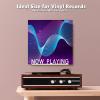 1 pcs Album Wall Holder - 4mm Thick Record Wall Mount, Album Display Shelf with Now Playing design | Easy to Install Record Display Stand, Durable Record Rack Wall Stand for Album Storage Wall, White view 3