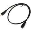 NFHK HDMI 1.4 D Type Micro HDMI Male to Micro HDMI Female M/F Extension Cable 30cm view 4