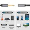 BEZOKABEL 1/4 to 3.5mm Headphone Adapter, TRS 6.35mm Male to 3.5mm Female, 1/4 to 1/8 Stereo Jack Adapter for Amplifiers, Guitar, Keyboard Piano, Mixing Console - (1ft) view 2