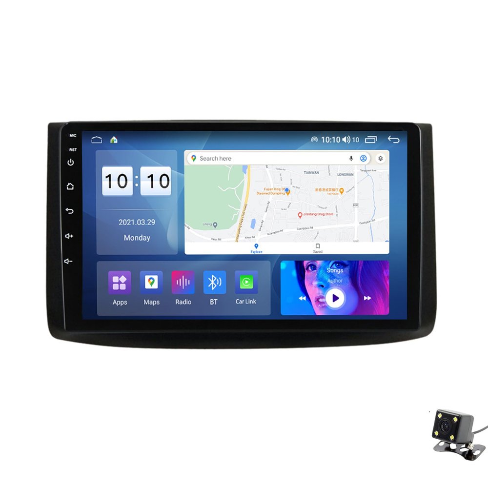 ADMLZQQ Double Din Car Stereo Multimedia with Bluetooth and 9" Touchscreen Android 12 for Chevrolet Malibu 2012-2015,with GPS/Car-Play Android/SWC/Backup Camera/Mirror Link/4G WiFi,M400s