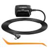 CERRXIAN OBD Power Cable for Dash Camera, OBD to Mini USB OBD Adapter Hardwire Charger Cable 24 Hours Surveillance/Acc Mode with Low Voltage Protection 12-24V to 5V 3A (11.5FT) (Left Angle mini USB) view 1