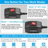 CERRXIAN OBD Power Cable for Dash Camera, OBD to Mini USB OBD Adapter Hardwire Charger Cable 24 Hours Surveillance/Acc Mode with Low Voltage Protection 12-24V to 5V 3A (11.5FT) (Left Angle mini USB) view 2