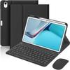 AnMengXinLing Keyboard Case for iPad 11th(A16) 2025/ iPad 10th Generation with Mouse, Cute Candy Round Keycaps Magnetic Detachable Keyboard Case with Pen Holder, Black view 1
