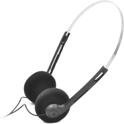 Galepromot Black Retro Over-Ear Earphones,Mini Stereo Lightweight Headphones with Cord,Hi-Fi Stereo Earphone Headset,80s 90s Vintage Headset Wired, Headphones and Earbuds
