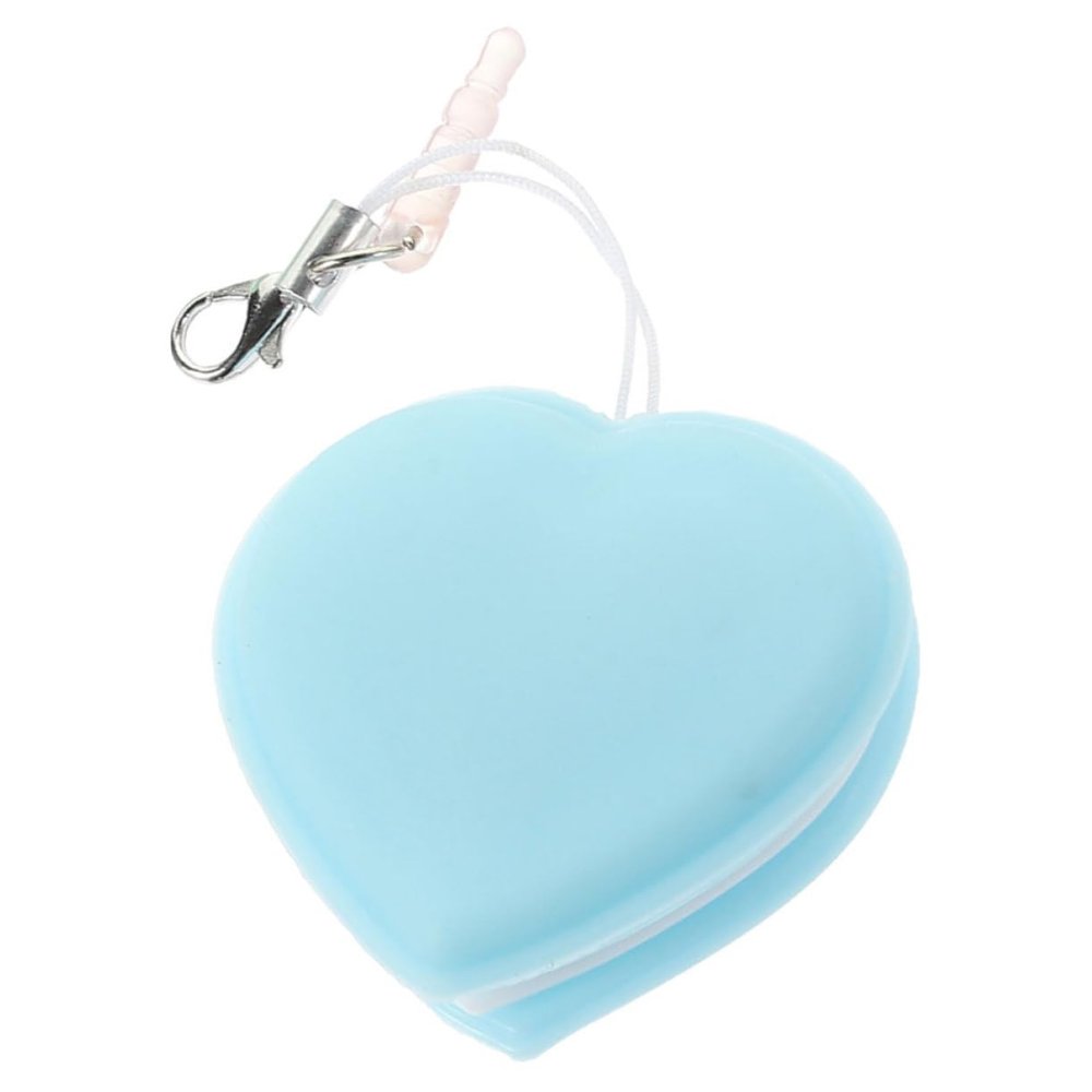 FRCOLOR Heart-Shaped Screen Cleaner Tool Compact Pendant for Eyeglasses Phones and Cameras Effectively Removes Fingerprints and Stains Portable and Adorable Design Blue