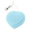 FRCOLOR Heart-Shaped Screen Cleaner Tool Compact Pendant for Eyeglasses Phones and Cameras Effectively Removes Fingerprints and Stains Portable and Adorable Design Blue view 1