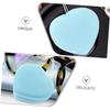 FRCOLOR Heart-Shaped Screen Cleaner Tool Compact Pendant for Eyeglasses Phones and Cameras Effectively Removes Fingerprints and Stains Portable and Adorable Design Blue view 3