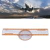 Flight Computer Plastic with Turntable Flight Bar Shaped Round Air Flying Ruler Orange Aviation Computer Calculator Standard Flying Training Student for Training view 4