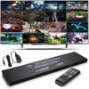 HDMI Multiviewer 16X1 1080P HDMI Quad Screen Multi Viewer Splitter 16 in 1 Out Seamless Switch 4 8 16 Way Display Screen Divider 16 HD Video Signal On the Same One Screen 4 models 1x1 4x1 8x1 16x1 etc view 1