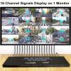 HDMI Multiviewer 16X1 1080P HDMI Quad Screen Multi Viewer Splitter 16 in 1 Out Seamless Switch 4 8 16 Way Display Screen Divider 16 HD Video Signal On the Same One Screen 4 models 1x1 4x1 8x1 16x1 etc view 2