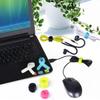 Homoyoyo 20pcs Cable Straps Reusable Hook and Fastening Ties Cord Management for Home Office and Electronics Random Colors Included view 3