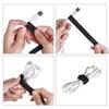 Homoyoyo 20pcs Cable Straps Reusable Hook and Fastening Ties Cord Management for Home Office and Electronics Random Colors Included view 4