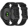 2 Pack Compatible with Garmin Venu Sq Watch Band, Quick Release 20mm for Garmin Venu Sq/Venu Sq 2/Venu 2 Plus Band/Garmin Vivoactive 3/Vivoactive 5 Watch Bands (black/black) view 2