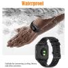2 Pack Compatible with Garmin Venu Sq Watch Band, Quick Release 20mm for Garmin Venu Sq/Venu Sq 2/Venu 2 Plus Band/Garmin Vivoactive 3/Vivoactive 5 Watch Bands (black/black) view 3