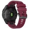 Nacorulu Compatible With Garmin Fenix 5/Fenix 6/Fenix 7 Band, 22mm Silicone Bands for Fenix 5 Plus/Fenix 6 Pro/Fenix 7 Pro/Forerunner 935 (Red), Large view 2