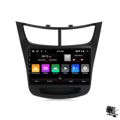 ADMLZQQ Car Stereo 9" Android 12 Double Din Bluetooth Autoradio for Chevrolet Sail 2015-2018,Touchscreen Radio with GPS Car-Play Bluetooth SWC Backup Camera Mirror Link 5G WiFi AM/FM,M100cp