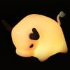 Housoutil Cow Night Lamp Soft Silicone LED Light Rechargeable Cute Animal Night Light with USB Cable for Girls Boys Nursery Room Bedroom Decor view 2