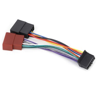 SIXRUN Radio Wire Cable, Car Stereo Harness 16pin Port to Mini Iso Plug Wiring Cable Fits for Pioneer 2003 on, SIXRUNunsqkya6he