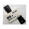 MOOKEENONE Dual Slot MicroSD/TF to MS Pro Duo Short Rod Adapter Convert 2 MicroSDHC (TF) Cards into MS Pro Duo Cards for PSP view 2