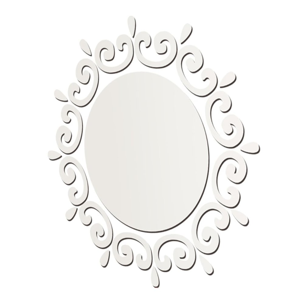 Cabilock Acrylic Mirror Wall Stickers Removable Fashion Art Decals for Stylish Living Room Bedroom and Bathroom Decoration Decor