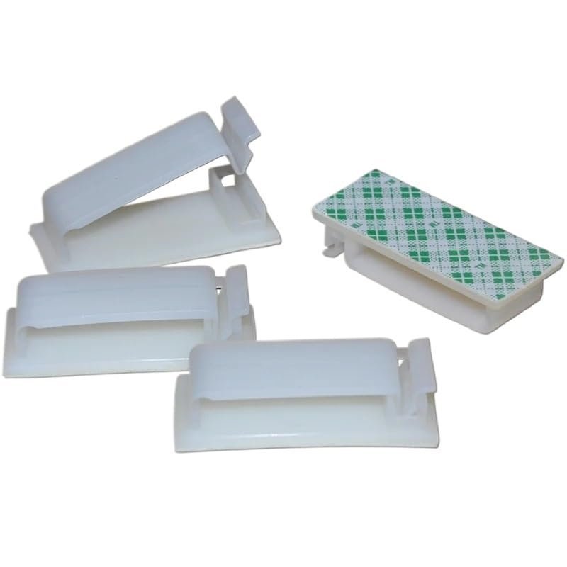 cable clips Abrazadera Para Cables De 10 Piezas, Soporte Para Cables, Gestin De Cables, Fijador Adhesivo Para Cables De Escritorio, Organizador De Cables Para Coche, Clips, Enrollador De Cables adhes