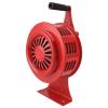WOOXGEHM Hand Crank Siren Horn, 125dB Loud, Adjustable Volume Hand Crank Siren, Prevents Rusting, Waterproof Aluminum Alloy Manual Operated Siren Horn for Emergency(Red) view 1