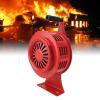 WOOXGEHM Hand Crank Siren Horn, 125dB Loud, Adjustable Volume Hand Crank Siren, Prevents Rusting, Waterproof Aluminum Alloy Manual Operated Siren Horn for Emergency(Red) view 4