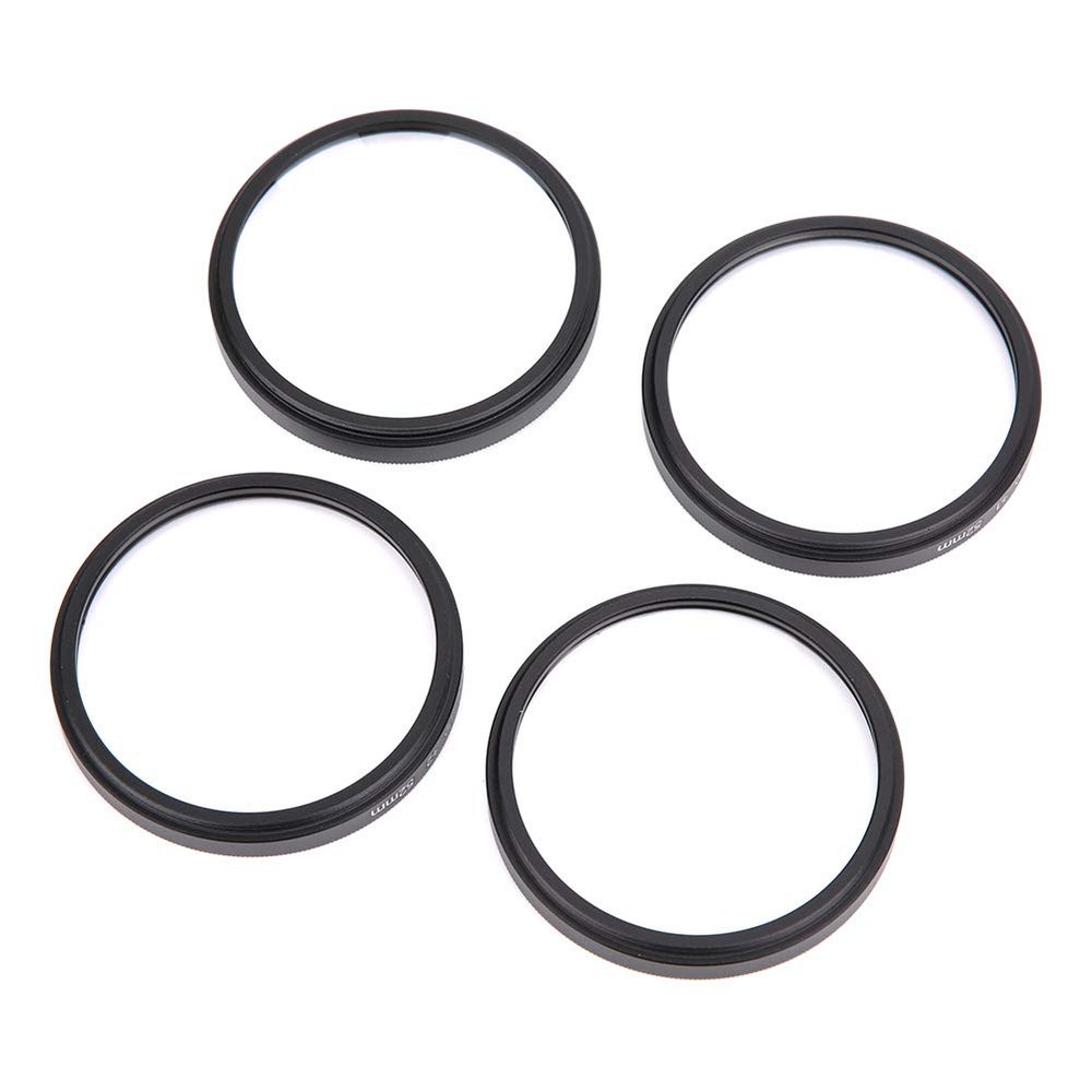 Close Up Macro Lens Filter Kit (+1 +2 +4 +10), Optical Glass, Compatible with DSLR Camera (52mm)