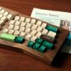 ULTRAEQUIP Keycap Set - Double Shot PBT Keycaps 160 Keys SA Profile Retro Green and Beige Custom Keycap Set Compatible with Alice/60%/65%/75%/TKL/96%/100% US Layout MX Switches Mechanical Keyboard view 3
