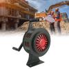 WOOXGEHM Hand Crank Siren Horn, 125dB Loud, Adjustable Volume Hand Crank Siren, Prevents Rusting, Waterproof Aluminum Alloy Manual Operated Siren Horn for Emergency(Green) view 4