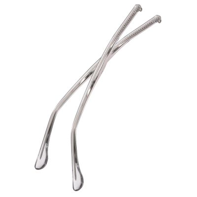 COOLHIYA 1pair Glasses Arm Replacement Metal and Eyeglasses Temples Easy to Install Crystal Design Compatible Frames for Repairing Sunglasses and Eyeglasses