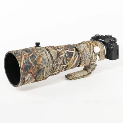 CHASING BIRDS Lens Camouflage Waterproof Coat for Olympus 150-400mm F4.5 TC1.25x is PRO Rainproof Lens Protective Cover Version IV (Reed Camouflage, with 2.0X TC (MC-20))