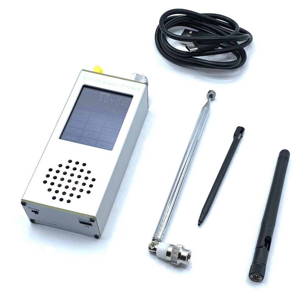 VISLONE ATS-Decoder Pocket Si4732 Full Band Radio Receiver FM RDS AM MW SW SSB DSP for Professional Radio Developers Test Engineers Hobbyists
