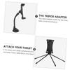 Angoily Rotating Tablet and Phone Tripod Adapter Clip Holder for Monopods Tripods and Multi-Functional Phone Stand for Outdoor Photography view 2