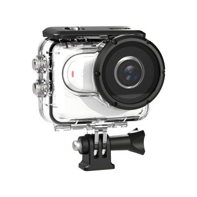 DirectNine Basics 60M/197FT Dive Case Compatible for Insta360 GO 3S/GO 3 Waterproof Case Protective Underwater Diving Housing Cover Shell with Bracket for Insta360 GO 3 Action Camera Accessories