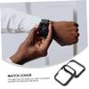 DOITOOL 2pcs Watch Protector Cover Durable Dial Protector for Scratch-Resistant and Lightweight Design for Sports and Daily Use view 3