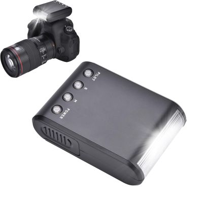 Mini Camera Flash Light, Portable On Camera Hot Shoe Mount Slave Flash with Auto Pre Flash Sensor, Optical Flash Slave Flashlight Universal for DSLR Cameras